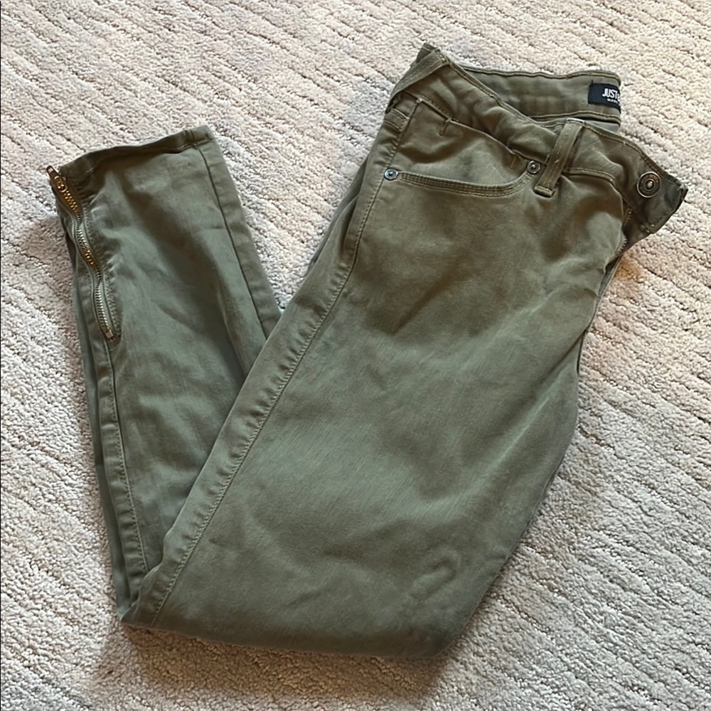 Olive Pants size 27 petite ‘ Just Black’ brand